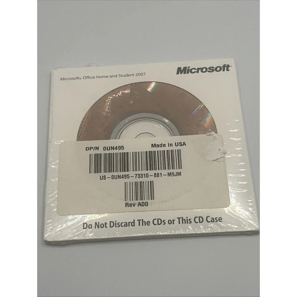 Microsoft Office Home and Student 2007 | Factory Sealed Disc
